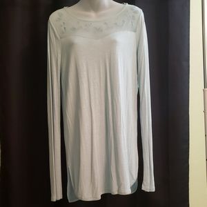 NWOT LC Lauren Conrad Long Sleeve Panel Shirt